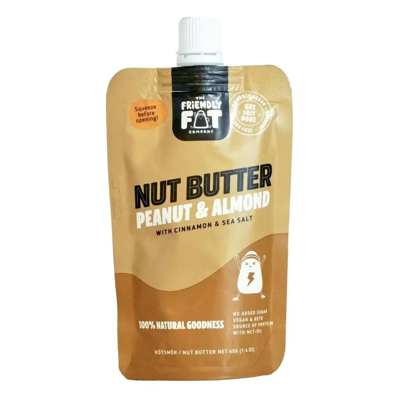 The Friendly Fat Company - Beurre MCT cacahuète & amande (gourde 40 g)