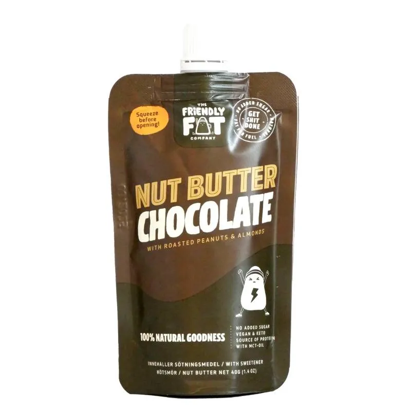 The Friendly Fat Company - Beurre MCT chocolat (gourde 40 g)