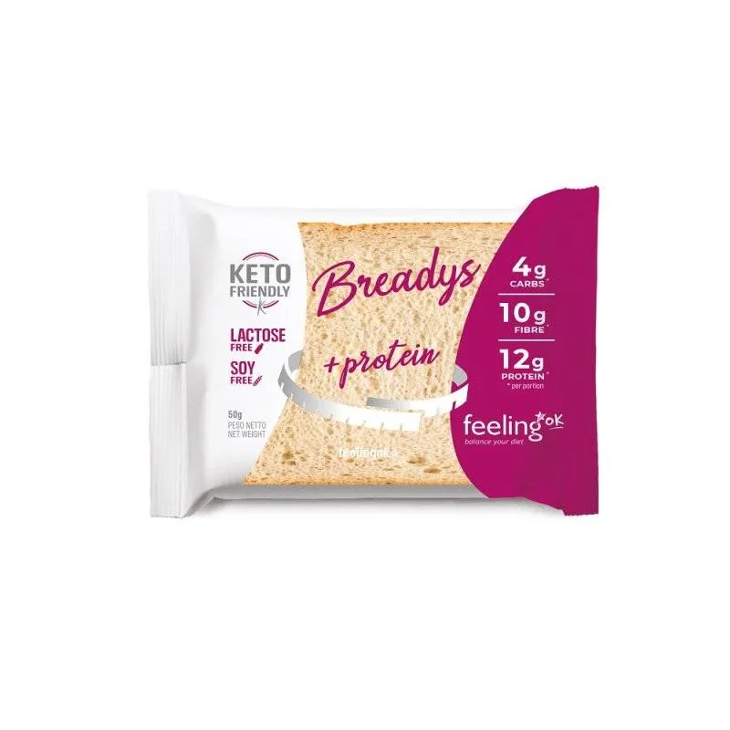 Feeling Ok - Breadys natural + protein, 50 g