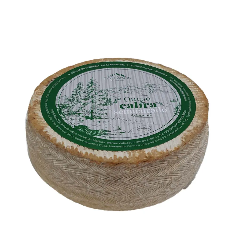 Queso de cabra semicurado artesanal | Collados Quesería