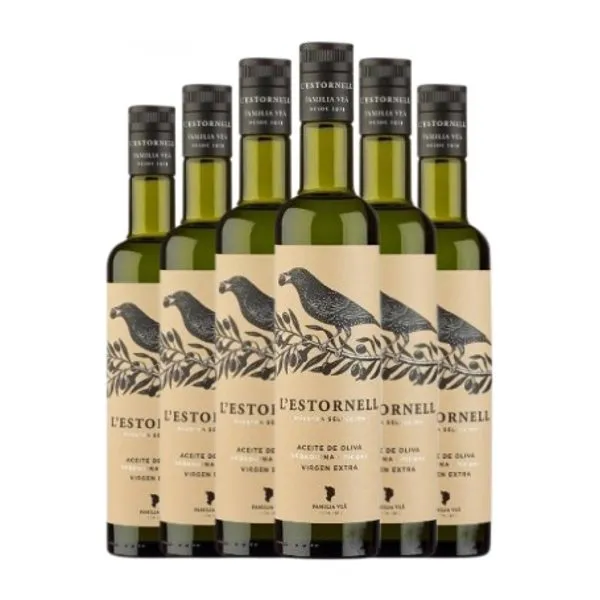 Aceite de Oliva L'Estornell AOVE Virgen Extra Botellín 25 cl (Caja de 6 unidades)