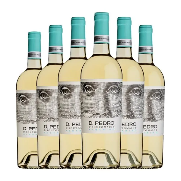 Adegas Galegas Don Pedro de Soutomaior Albariño Rías Baixas 75 cl Vino Blanco (Caja de 6 unidades)