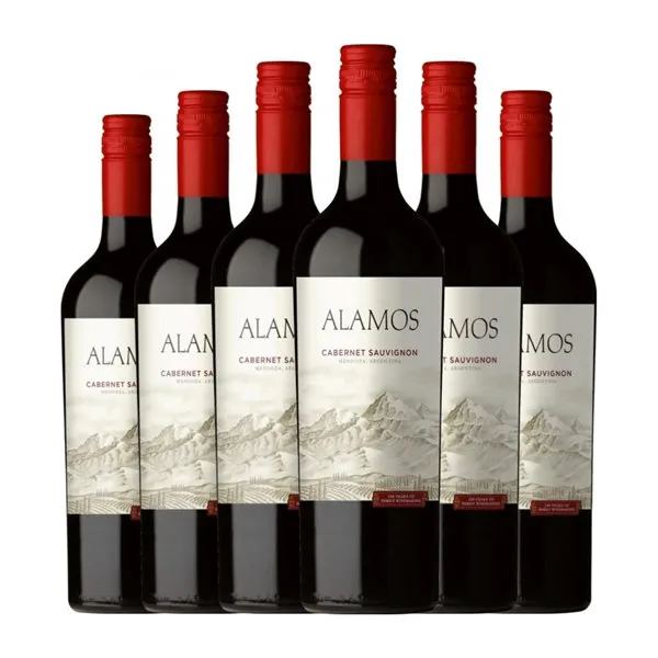 Alamos Cabernet Sauvignon Mendoza Joven 75 cl Vino Tinto (Caja de 6 unidades)