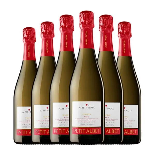 Albet i Noya Petit Albet Brut Penedès Eco — Ecológico 75 cl Espumoso Blanco (Caja de 6 unidades)