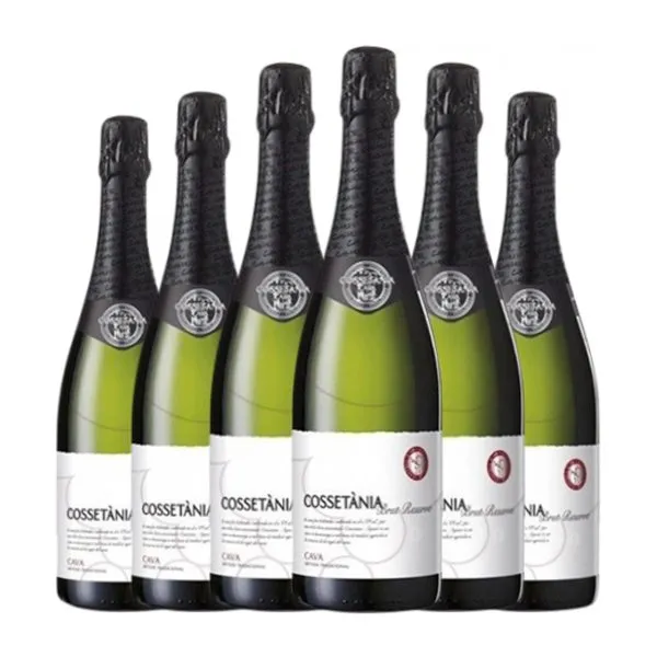 Castell d'Or Cossetània Brut Cava Reserva 75 cl Espumoso Blanco (Caja de 6 unidades)