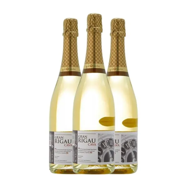 Caves Freixa Rigau Brut de Bruts Brut Cava Gran Reserva 75 cl Espumoso Blanco (Caja de 3 unidades)