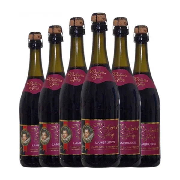 Dei Giorgi Violetta Lambrusco Dulce Lambrusco di Sorbara 75 cl Espumoso Tinto (Caja de 6 unidades)