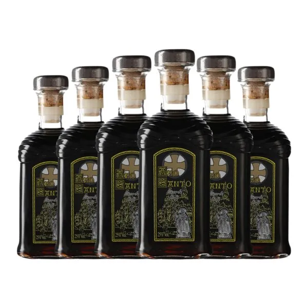 Licores Año Santo Aguardientes 70 cl Café, Orujo (Caja de 6 unidades)