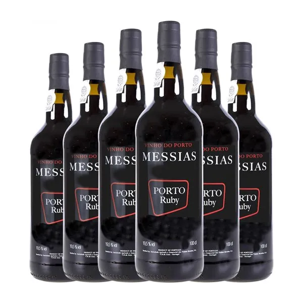 Messias Porto Ruby 1 L Vino Generoso Fortificado (Caja de 6 unidades)
