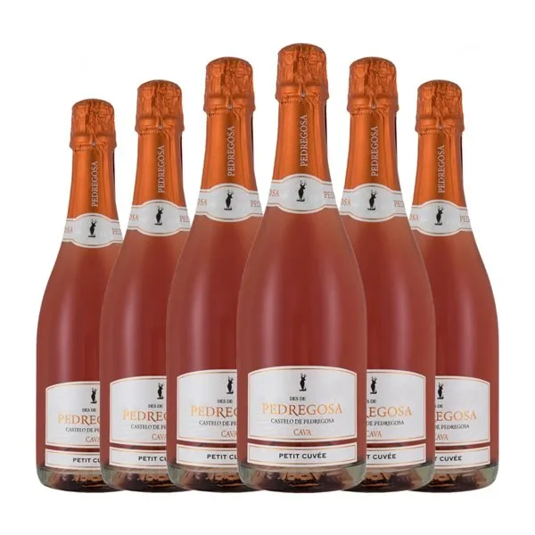 Pedregosa Petit Brut Nature Cava Cuvée Joven 75 cl Espumoso Rosado (Caja de 6 unidades)