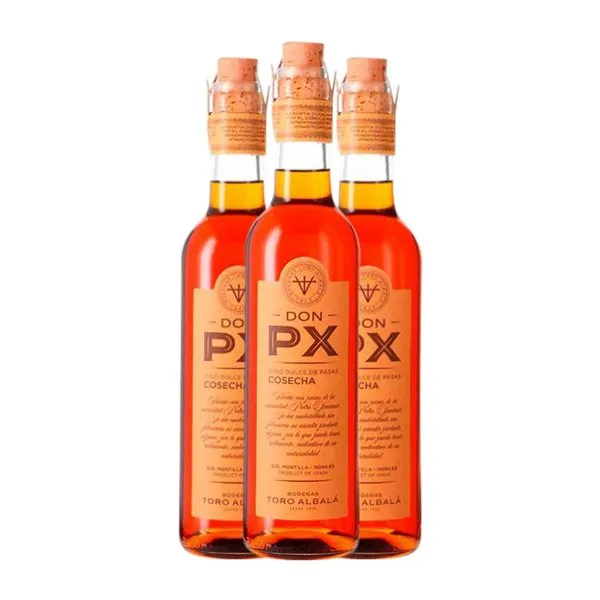 Toro Albalá Don PX Pedro Ximénez Montilla-Moriles Media Botella 37 cl Vino Generoso Fortificado (Caja de 3 unidades)