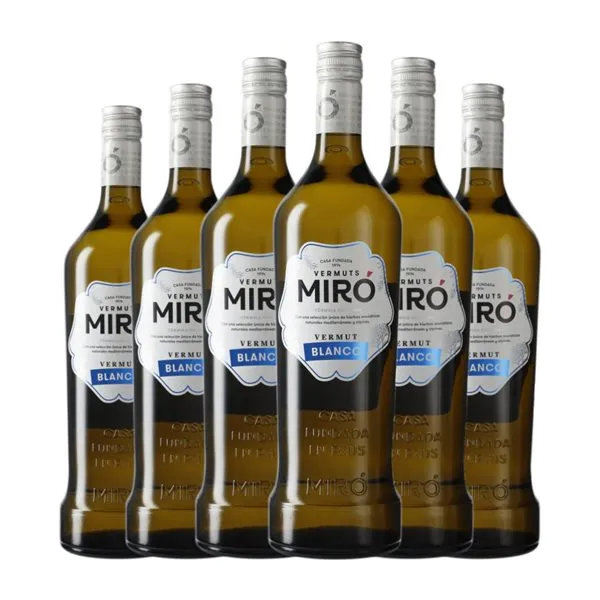 Vermut Miró Blanco 1 L (Caja de 6 unidades)