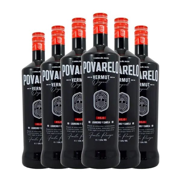 Vermut Miño Povarelo 1 L (Caja de 6 unidades)