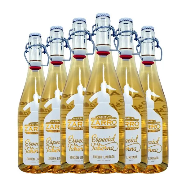 Vermut Sanviver Zarro Taberna Especial, Blanco 75 cl (Caja de 6 unidades)