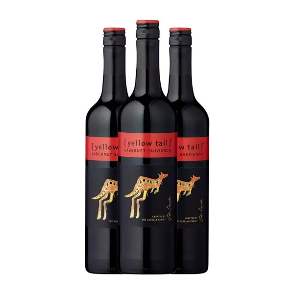 Yellow Tail Cabernet Sauvignon 75 cl Vino Tinto (Caja de 3 unidades)