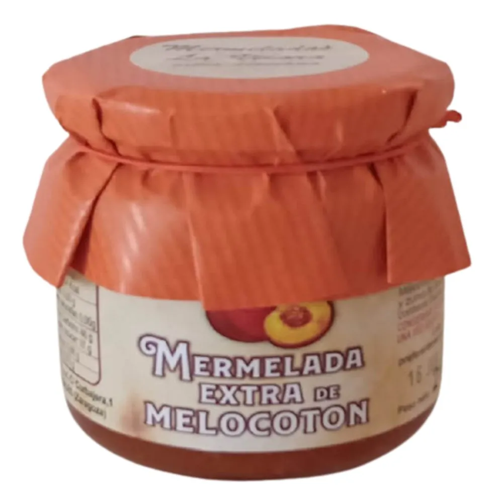 PAK 6 BOTES MERMELADA EXTRA DE MELOCOTÓN