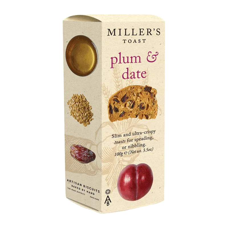 Tostadas con ciruelas y dátiles deshidratados 100g