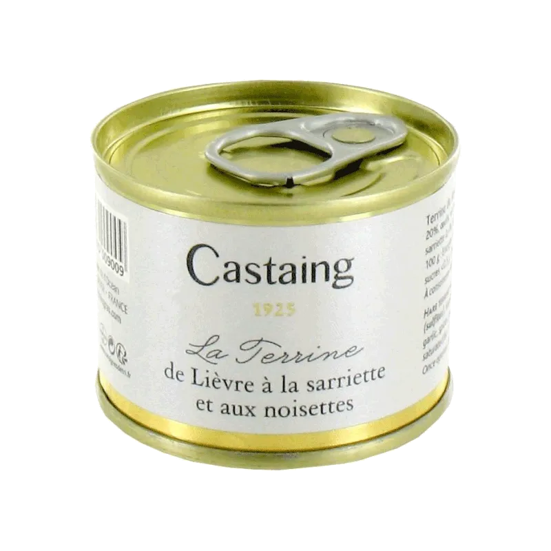 Terrina de liebre a las avellanas 'Castaign' 67g