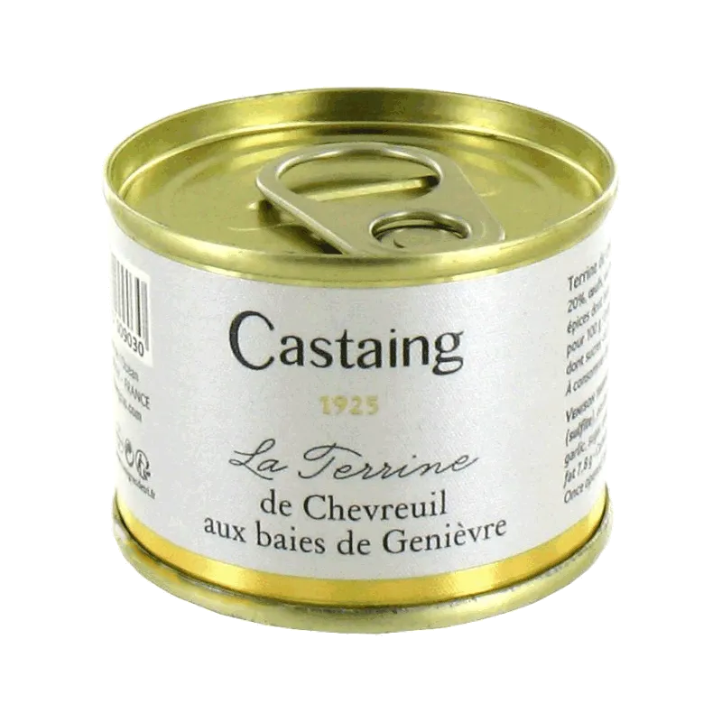 Terrina de ciervo con bayas de enebro 'Castaign' 67g