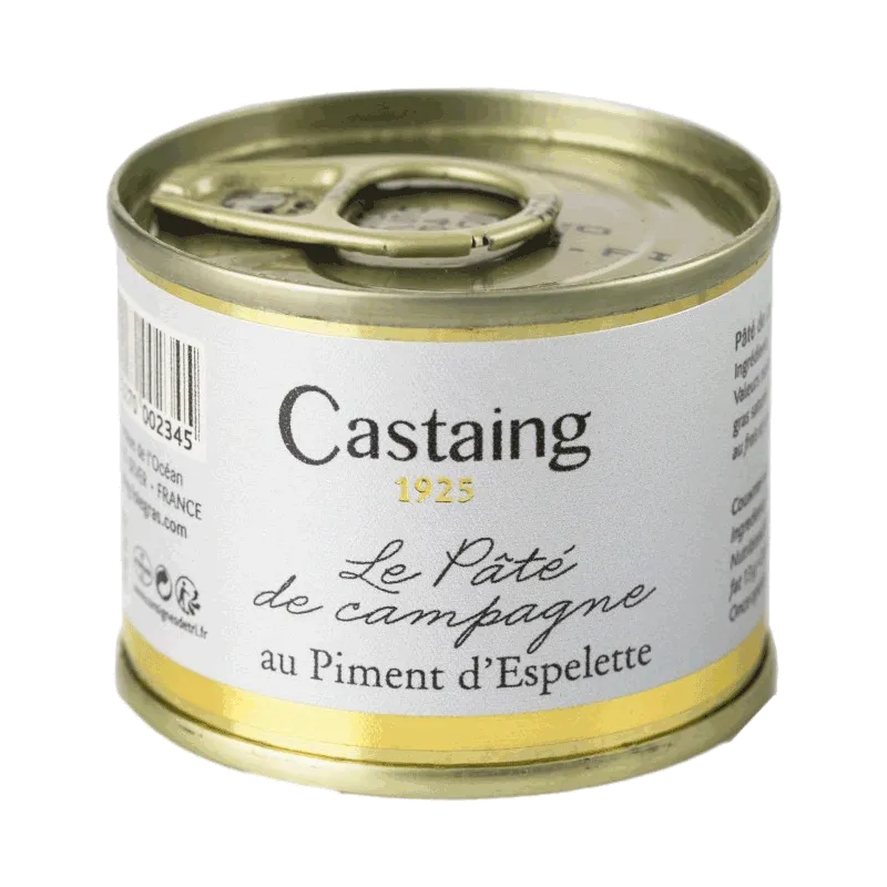Paté de Campagne con pimienta de Espelette 'Castaign' 67g