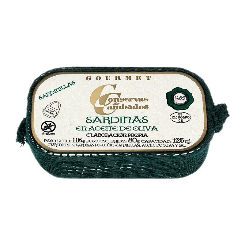 Sardinilla en aceite oliva 16/22 piezas