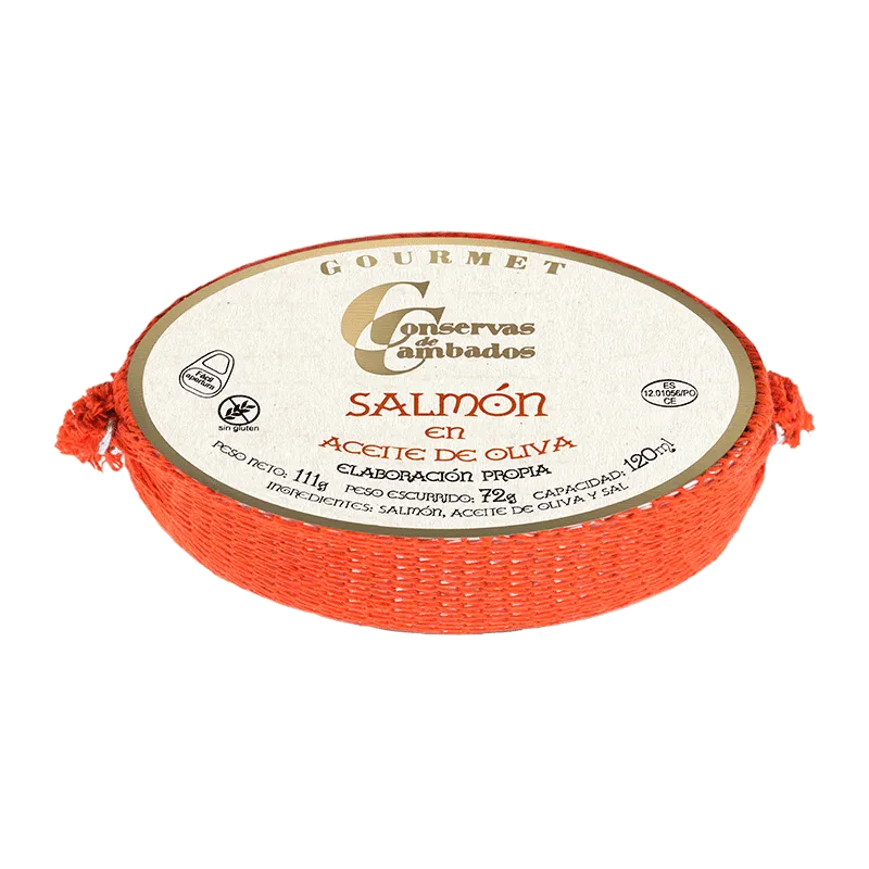 Salmón en aceite oliva 111g
