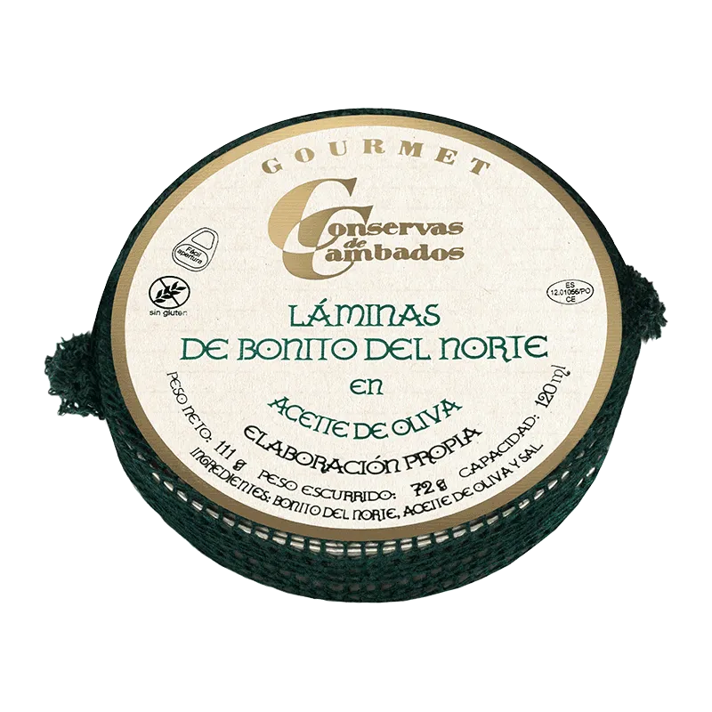 Láminas de bonito del norte en aceite oliva 111g