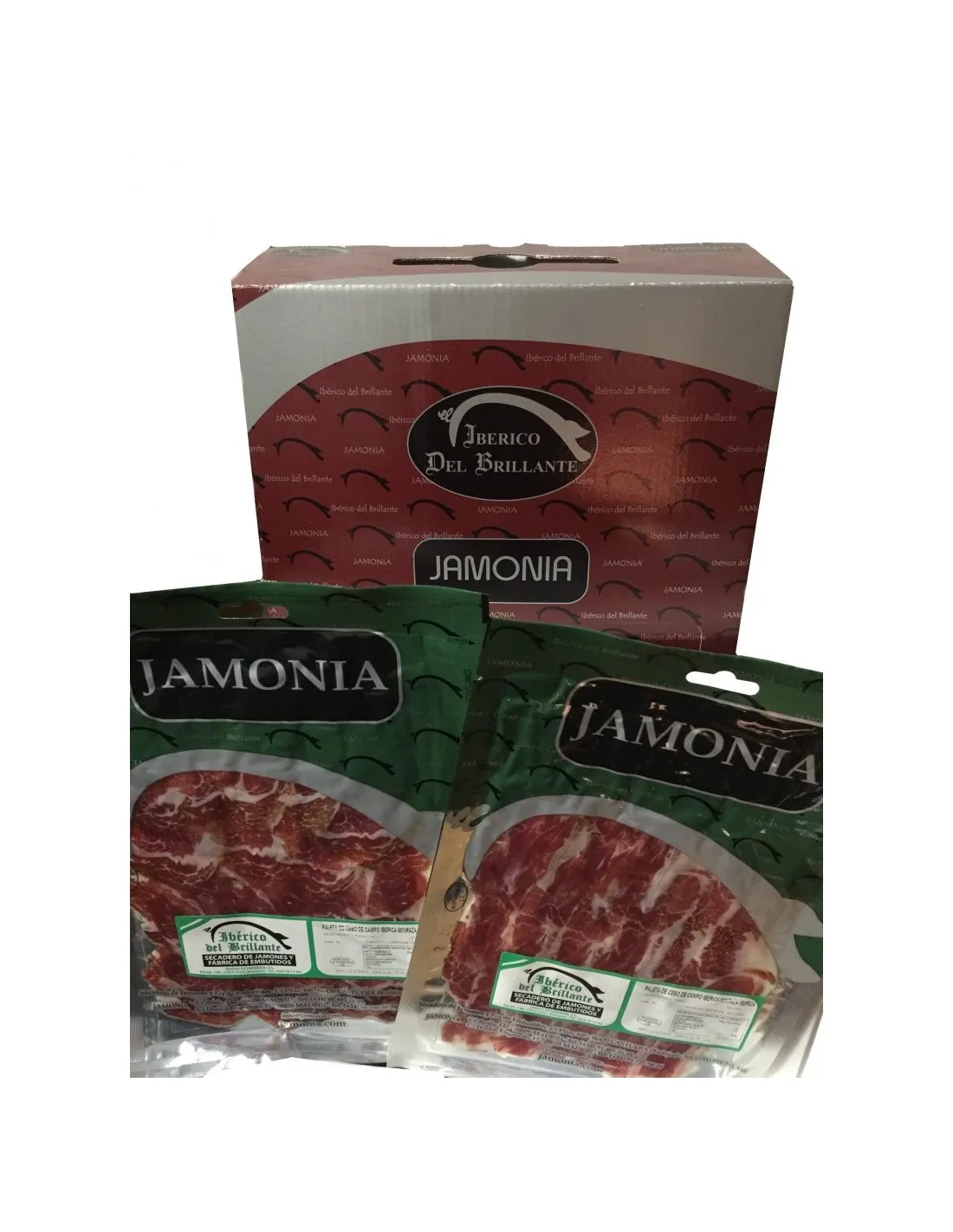 8 Loncheados (125 gr) Paleta de Cebo de Campo Ibérica 50% Raza Ibérica| IBÉRICO DEL BRILLANTE