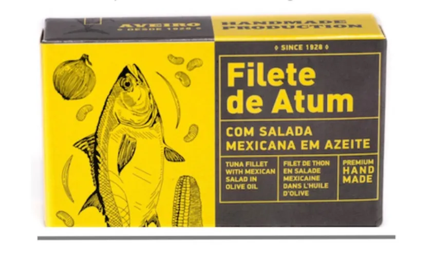 Filetes de Atún Artesanal en Azeite Oliva con Ensalada Mexicana