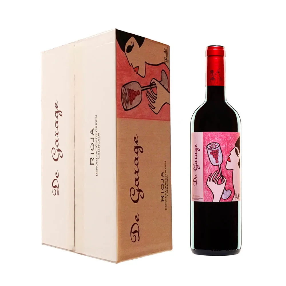 Caja de 6 botellas de Vino Tinto de autor DOC Rioja 2022 de 75 cl