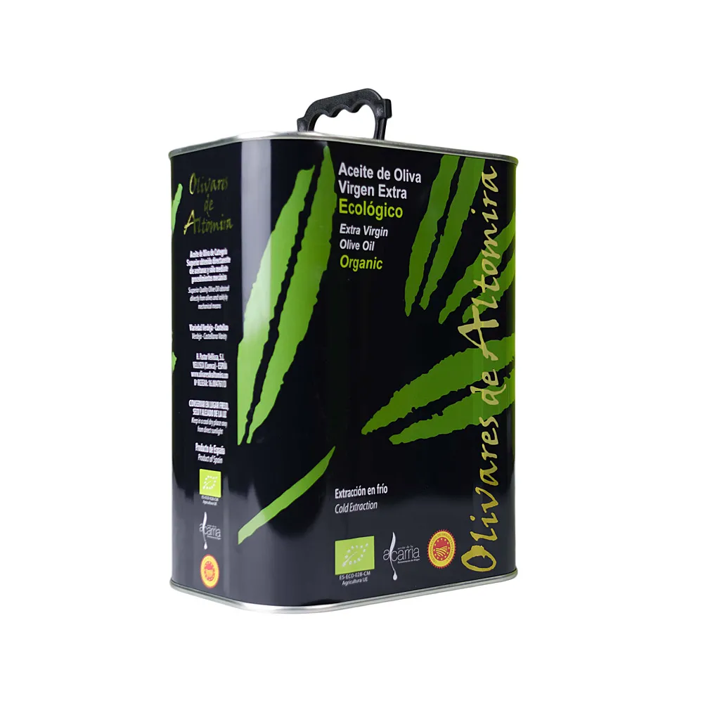 Aceite de Oliva Virgen Extra Ecológico Primer prensado en frío - Lata 3 L