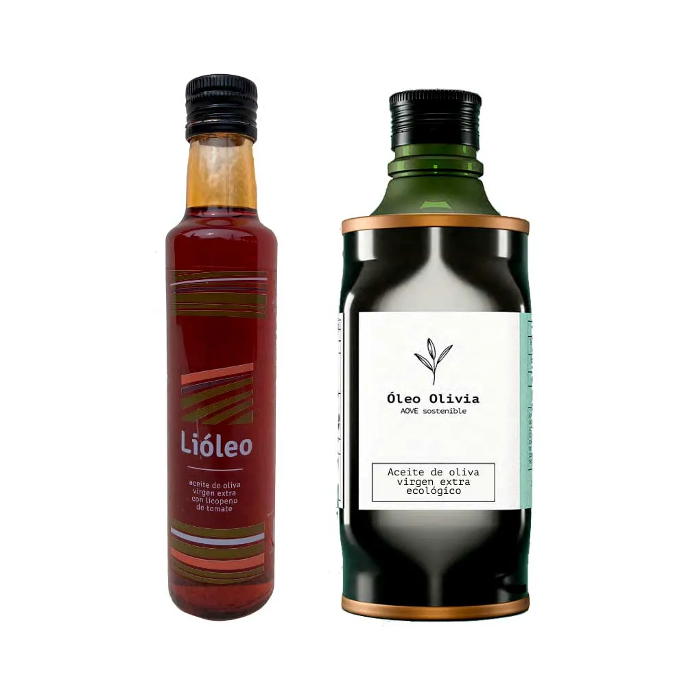 Pack AOVE Ecológico y AOVE con licopeno de tomate