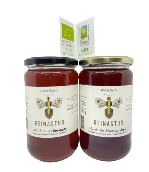 Pack Miel Eucalipto 500 g + Miel Brezo 500 g