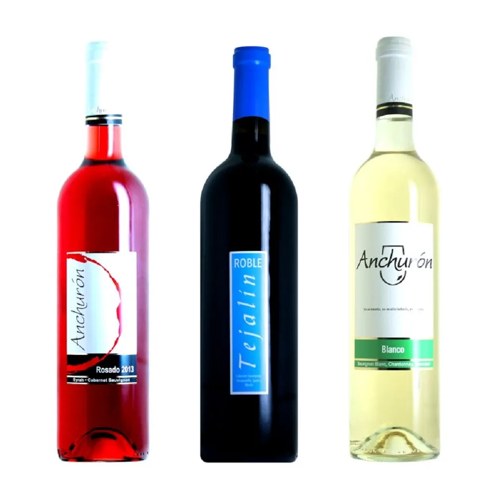 Pack Todo Color de 3: blanco, rosado y tinto roble | Anchurón