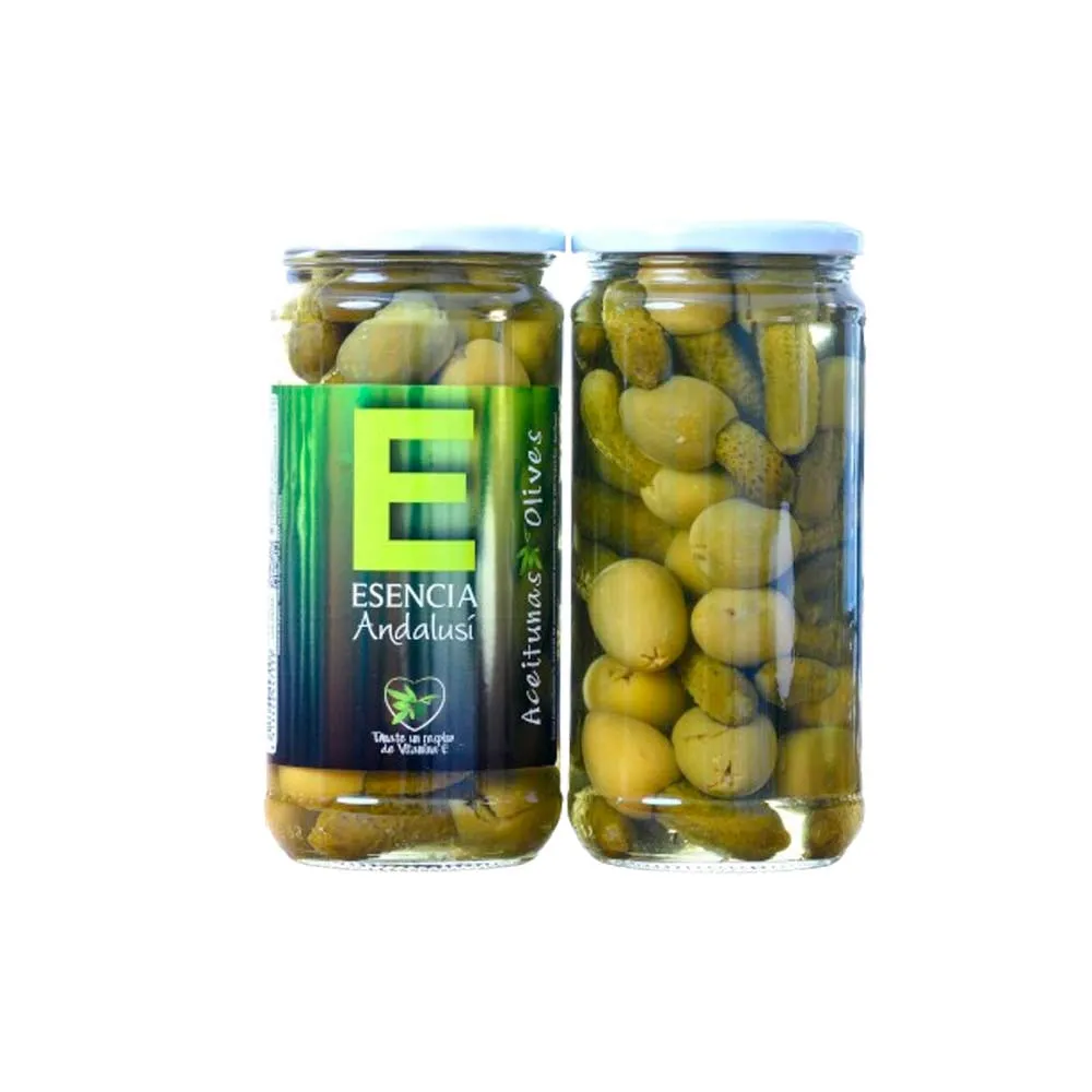 Aceitunas Gordal con Pepinillos 700 g