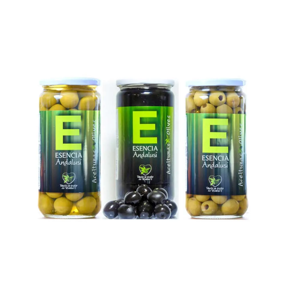 Pack Aceitunas Manzanilla 700 g - 3 Variedades