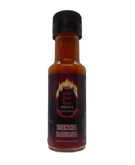 Salsa Picante Esencia Rabiosa - Botella cristal 100 ml