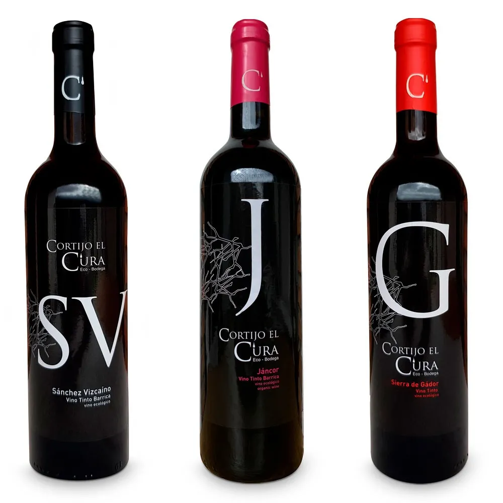 Vino tinto Cortijo El Cura - Pack 3 botellas