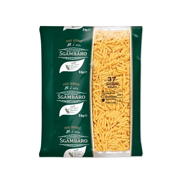 Jolly Sgambaro Sedanini Rigati 37 Bio 5Kg