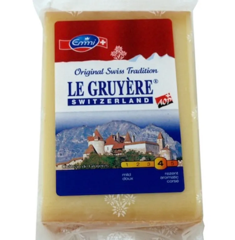 Queso Suizo De Vaca Gruyère A.O.C. LE GRUYÈRE EMMI 200g
