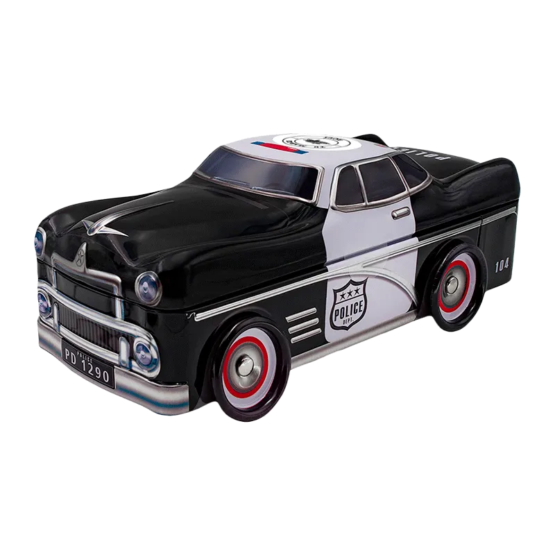 Lata personalizada de bombones praliné leche 'Policía' 300g