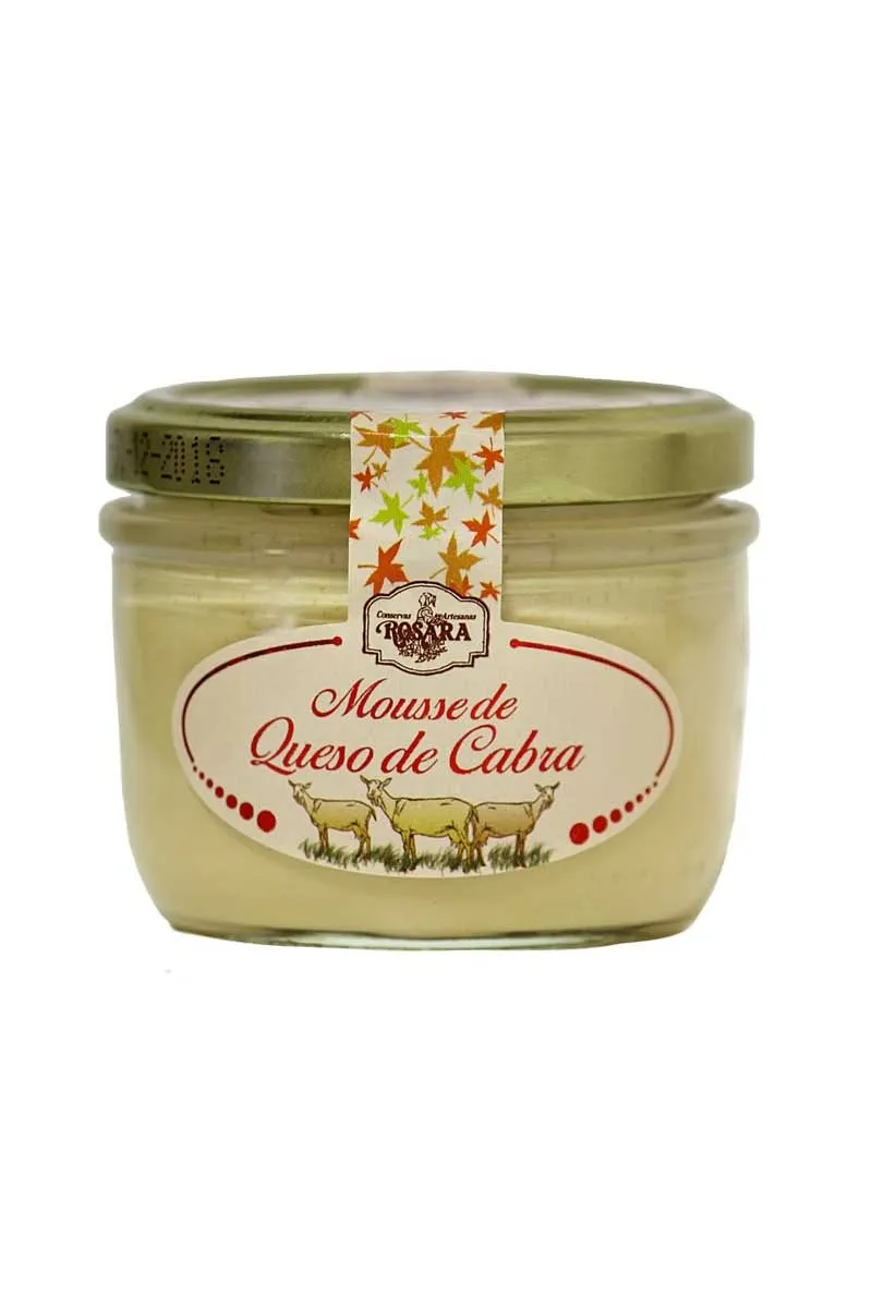 Mousse de queso rulo de cabra