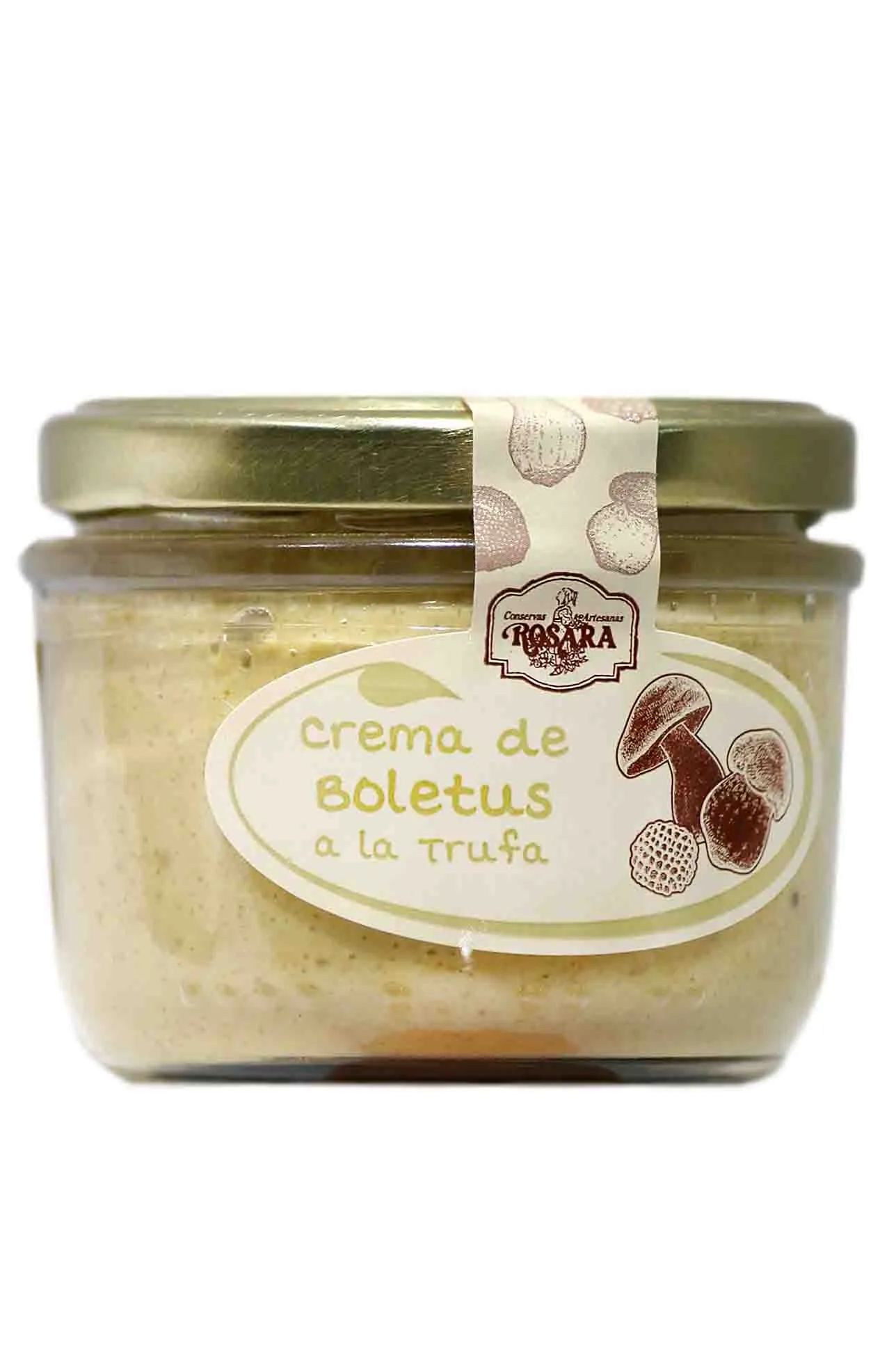 Crema de boletus con trufa