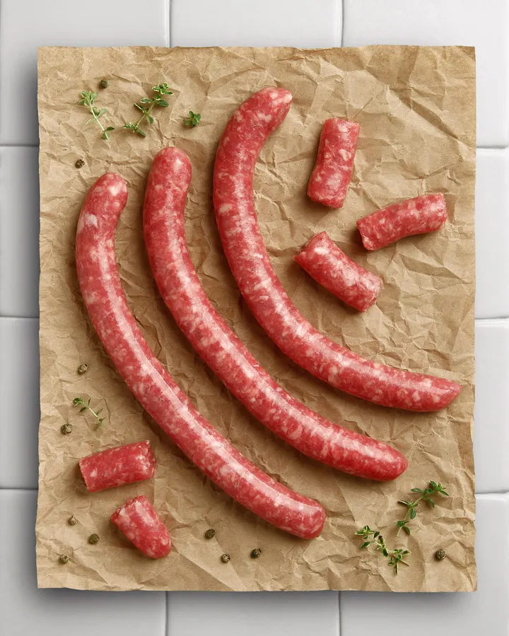 Longaniza blanca fresca «Salchicha madrileña»