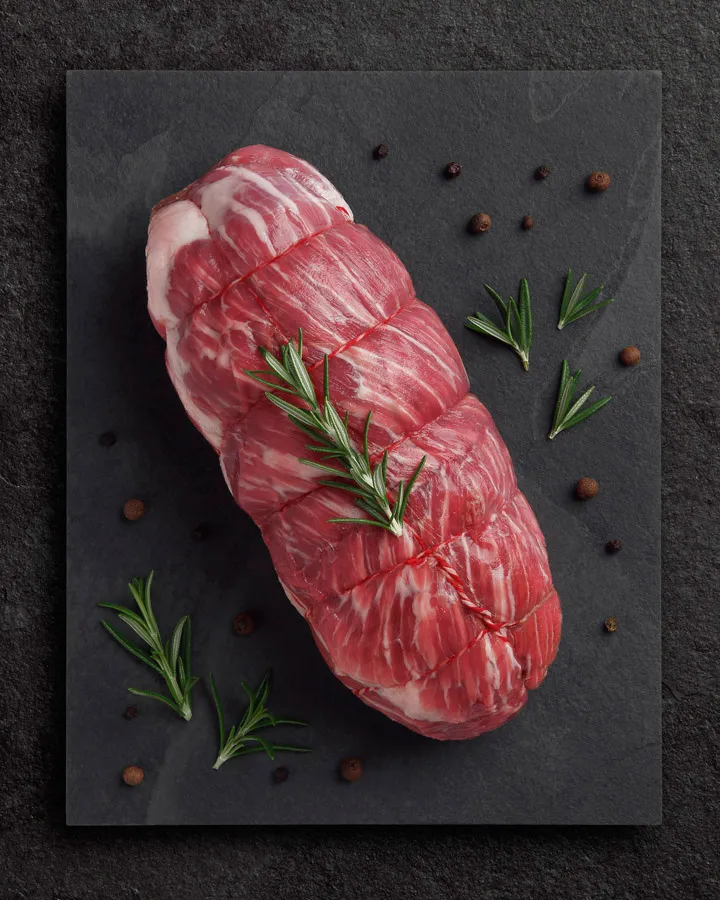 Secreto de cerdo ibérico relleno