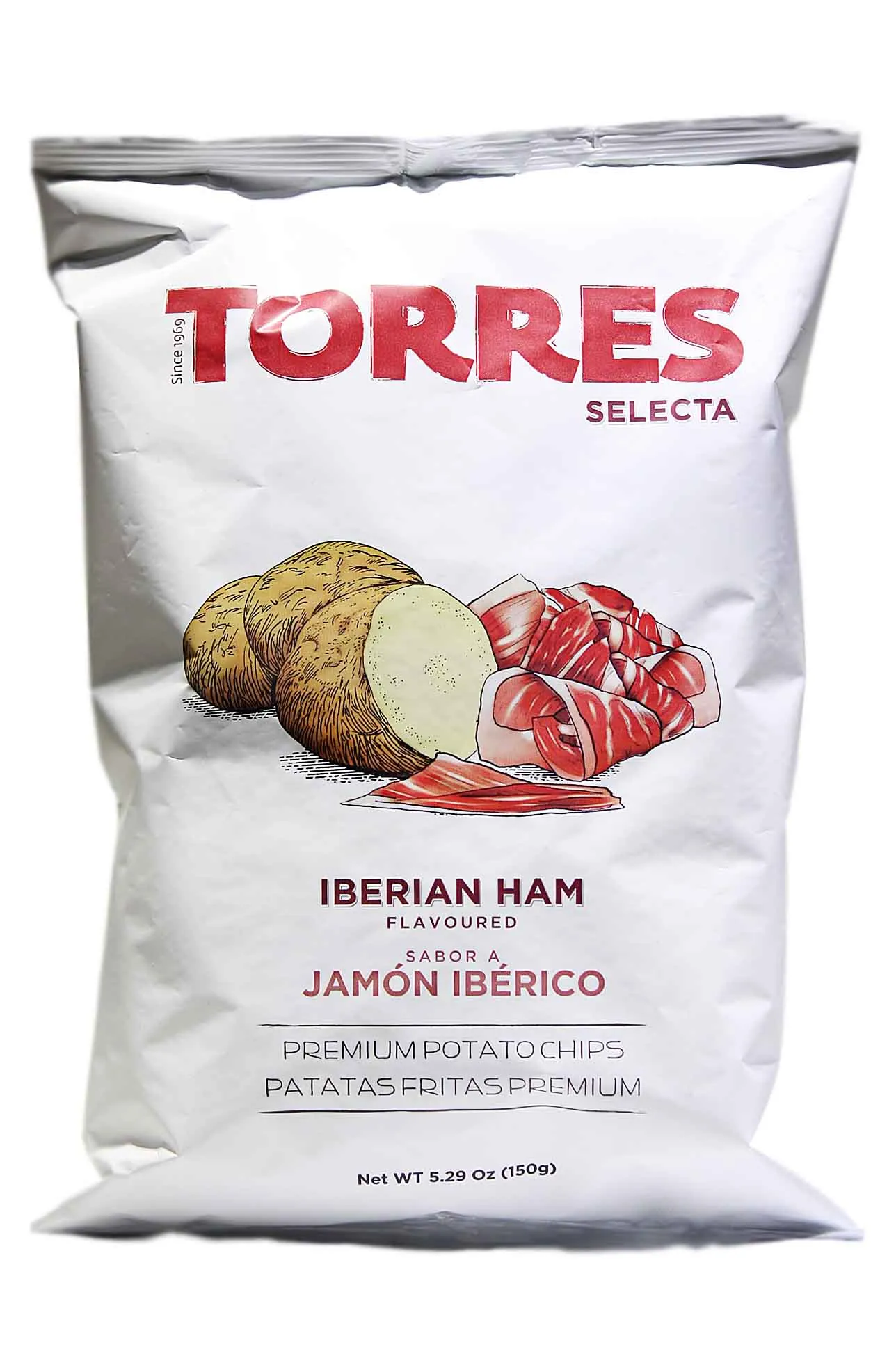 Patatas fritas sabor jamón ibérico