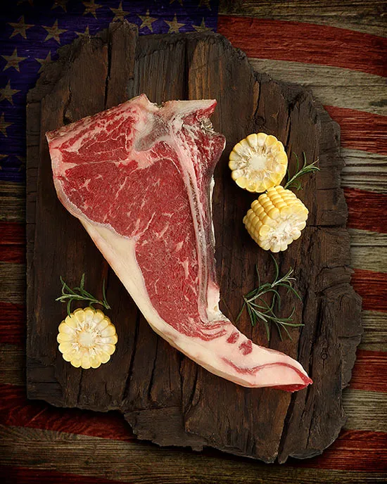 T-bone de vaca pirenaica madurado en seco (30-45 días) (*)