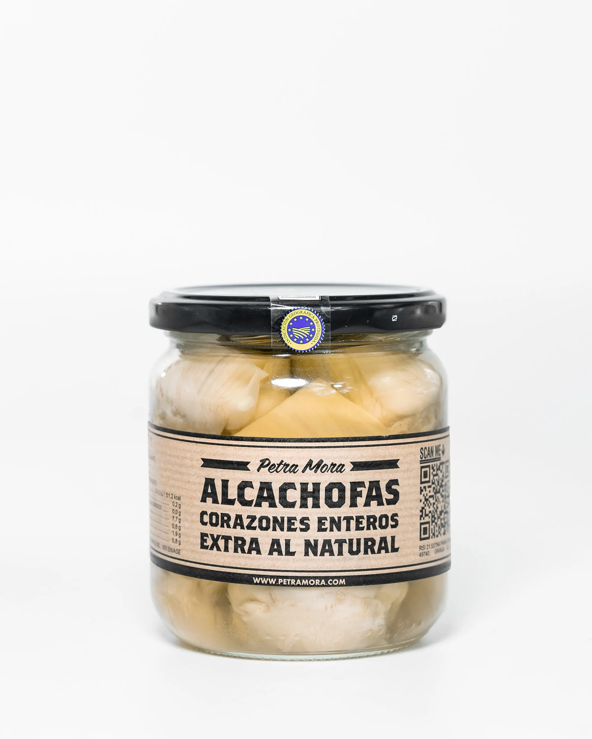 Corazones de alcachofa IGP Tudela 7/9 frutos 345g