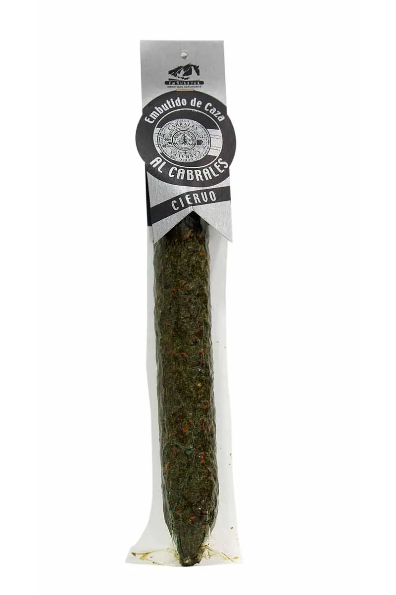 Salchichón de ciervo al cabrales