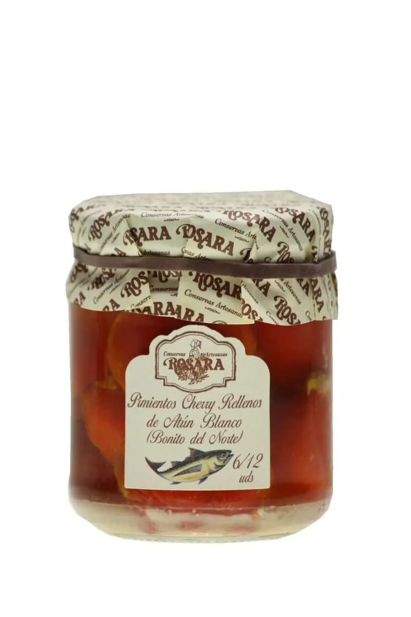 Pimiento cherry relleno de bonito